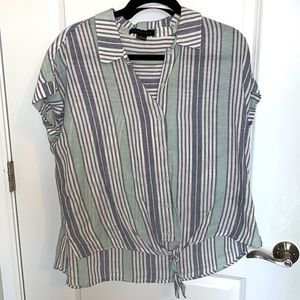 Linen striped shirt